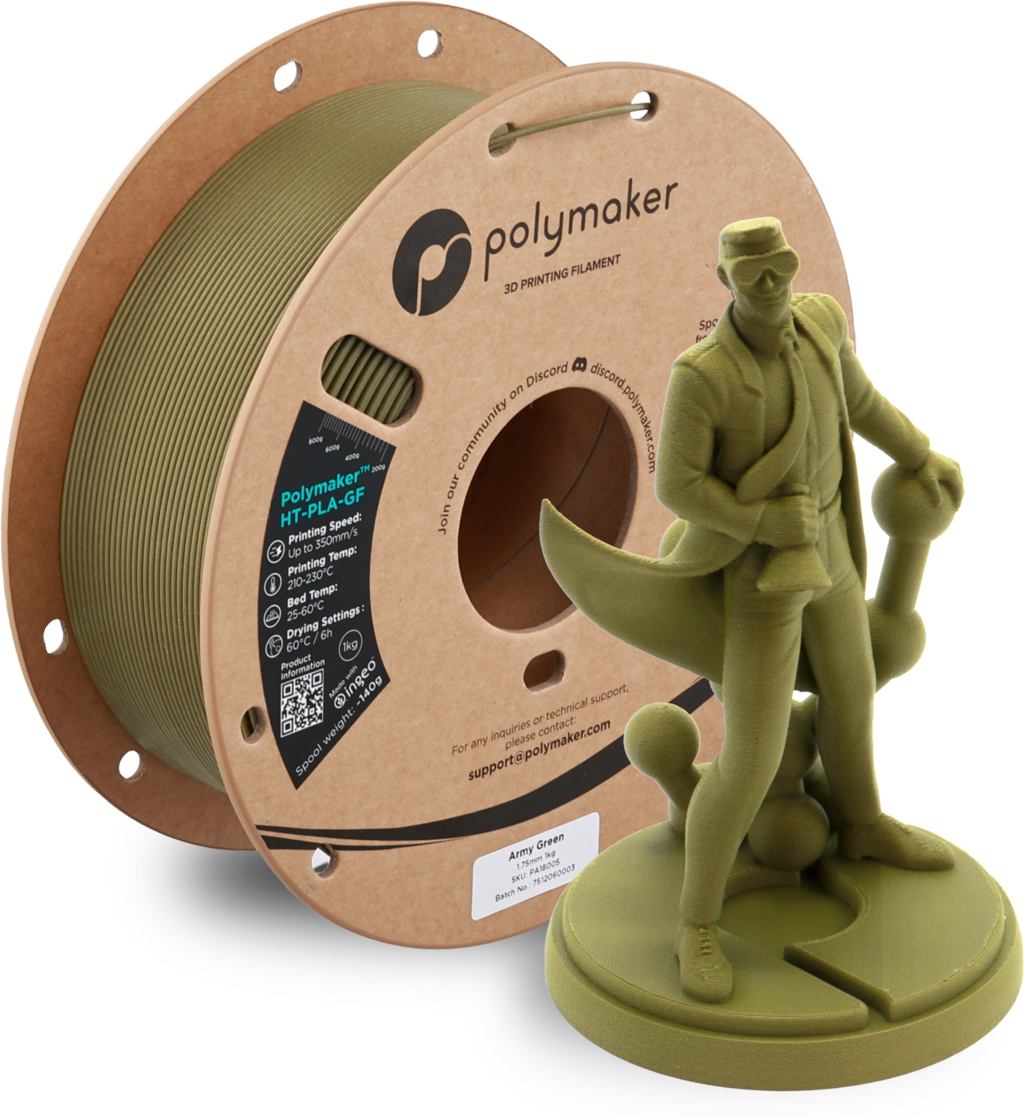 Polymaker HT-PLA-GF Army Green