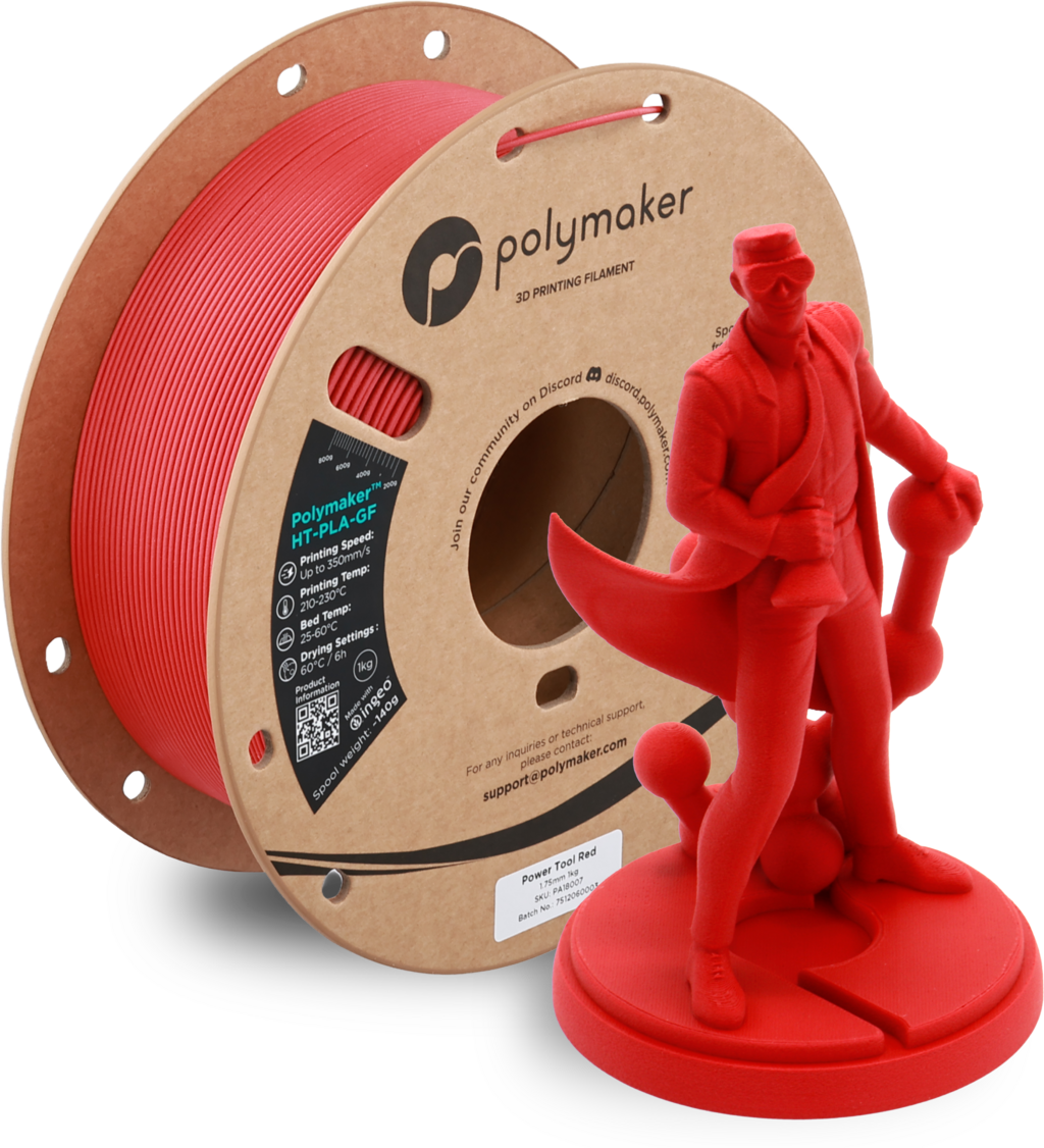 Polymaker HT-PLA-GF Power Tool Red