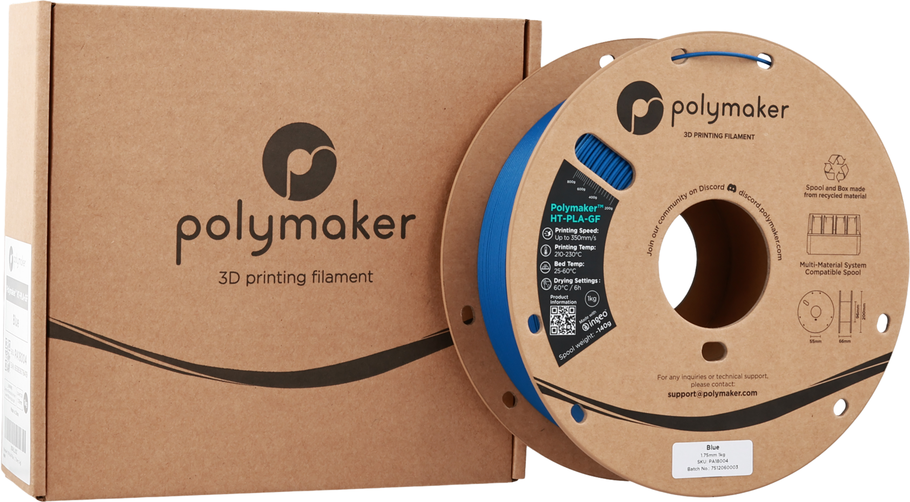 Polymaker HT-PLA-GF Blue