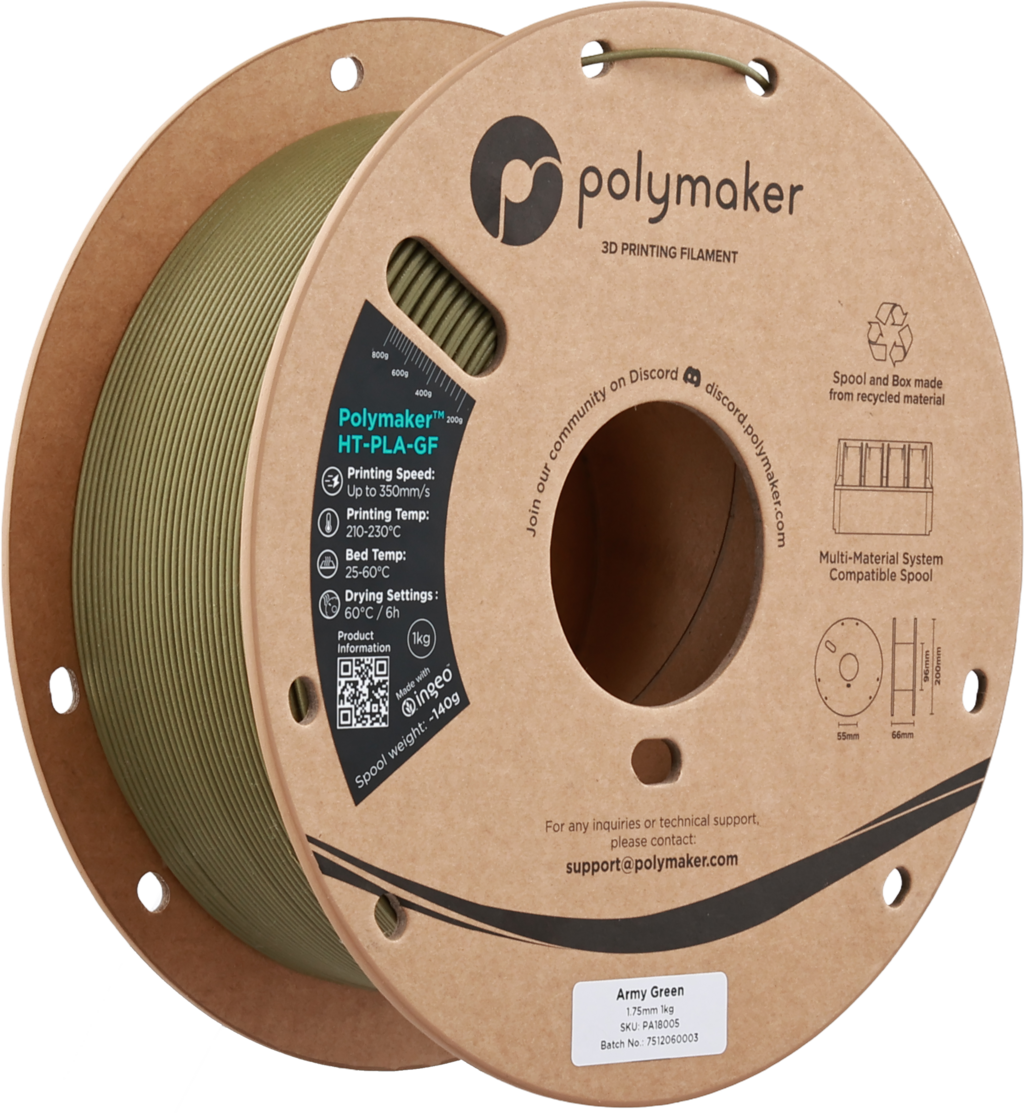 Polymaker HT-PLA-GF Army Green