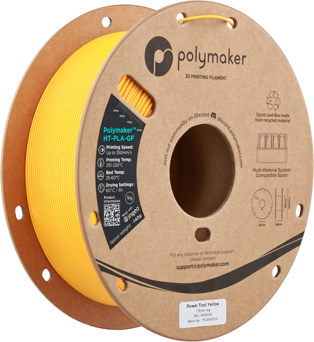 Polymaker HT-PLA-GF Power Tool Yellow