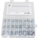 M2-M5 Zylinderschrauben-Set (ISO4762 / DIN912), 1152 Stück - 1 Set