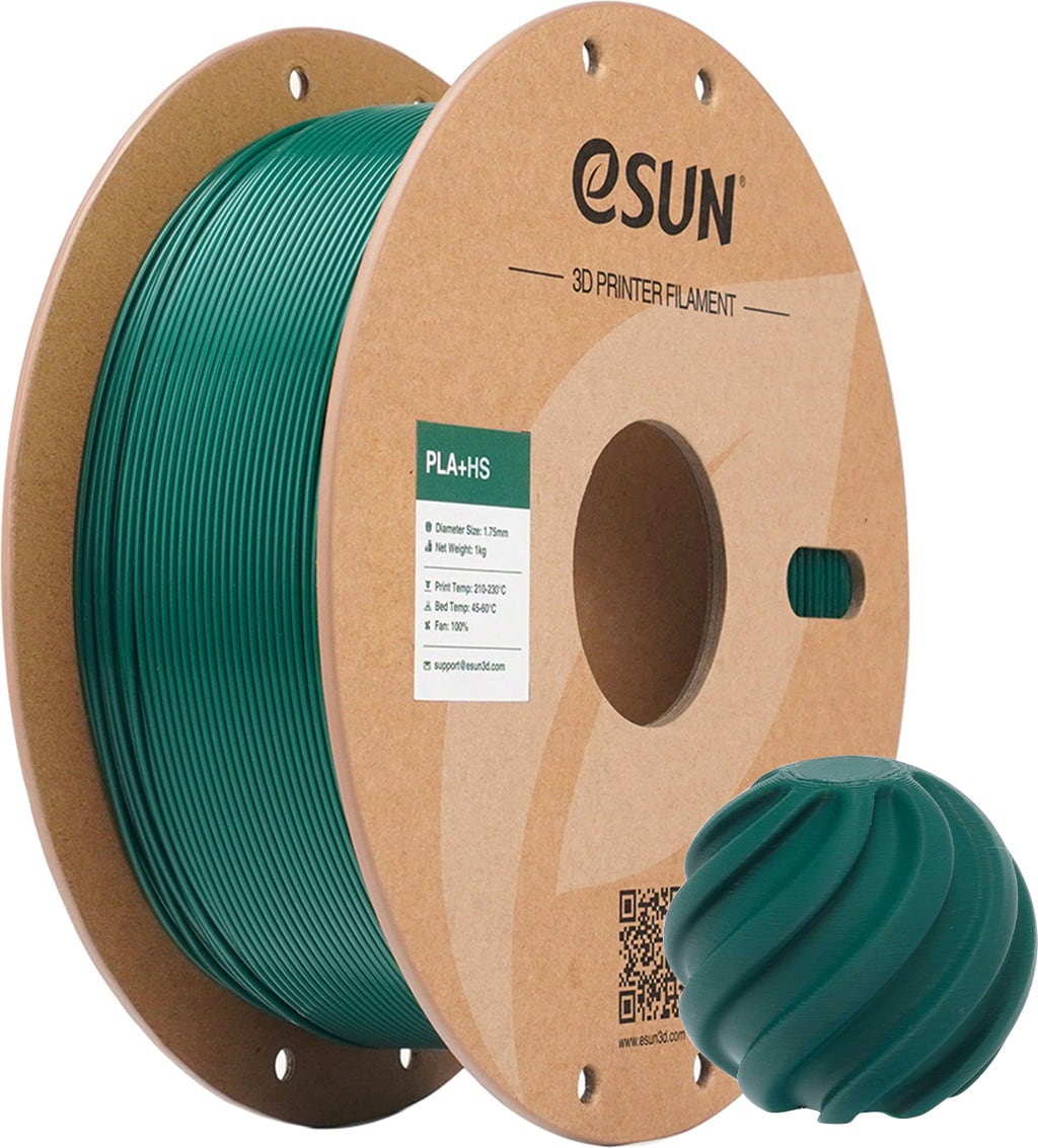 eSUN PLA+HS Holly Green