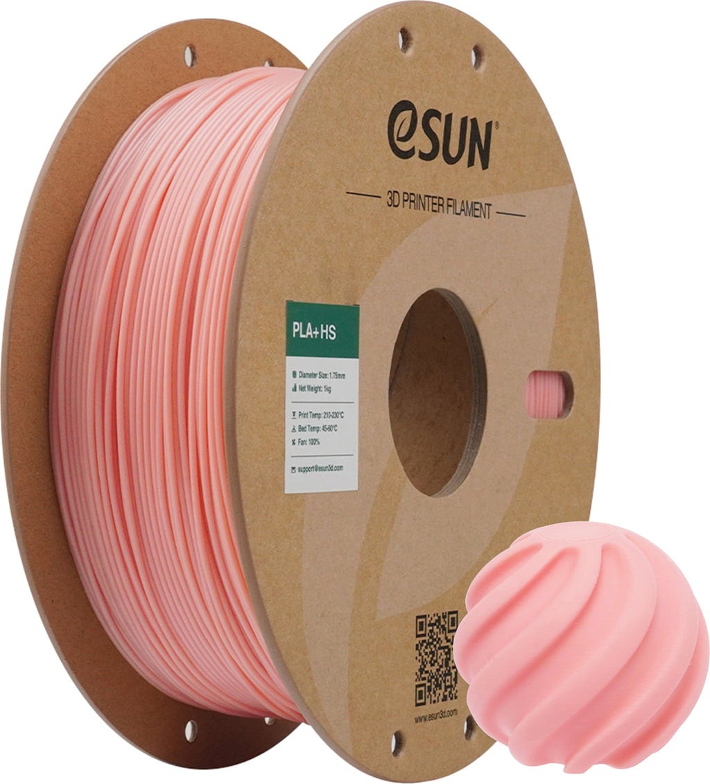 eSUN PLA+HS Baby Pink