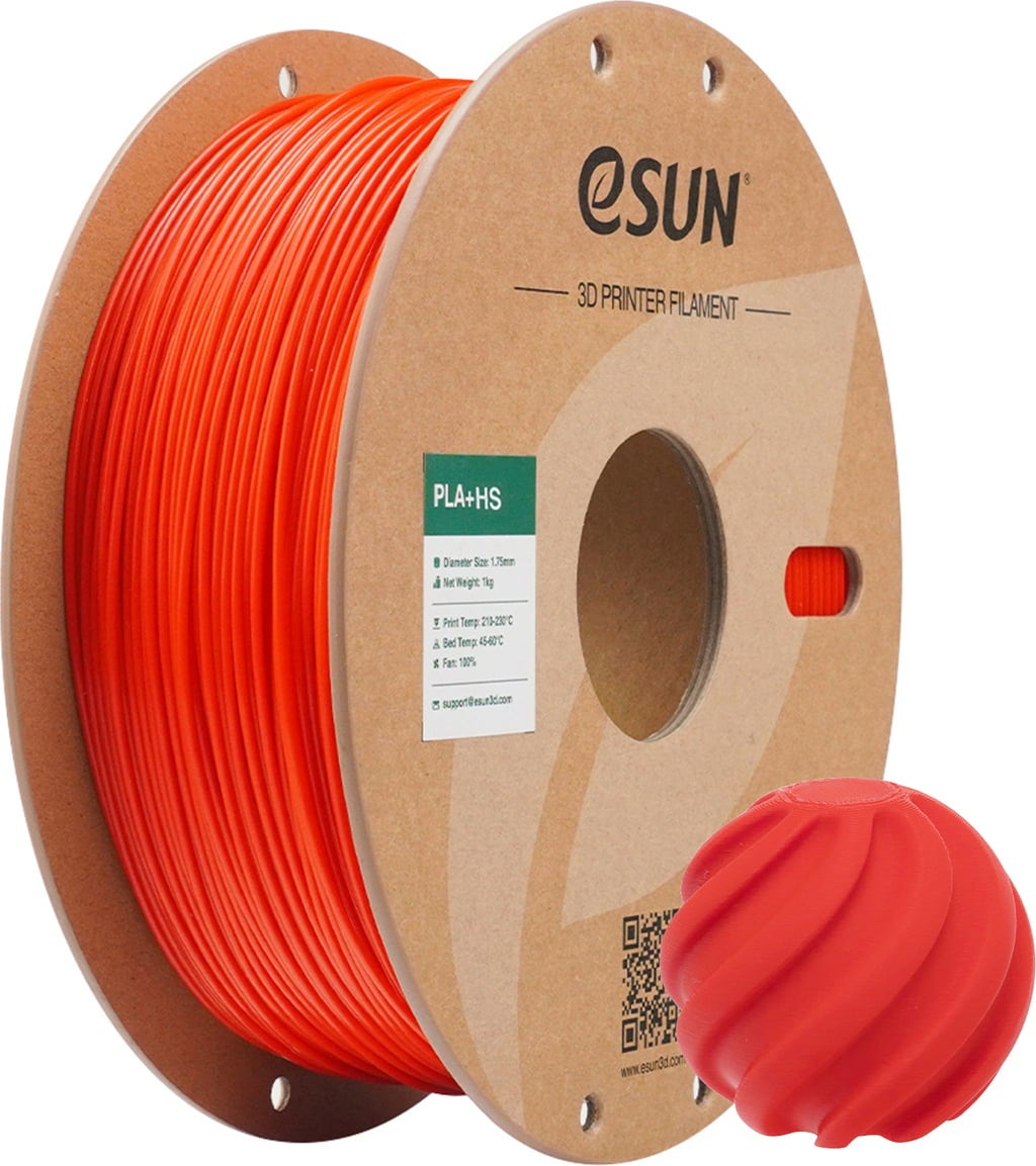 eSUN PLA+HS RGB Red