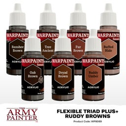 Warpaints Fanatic: Ruddy Browns Flexible Triad PLUS+