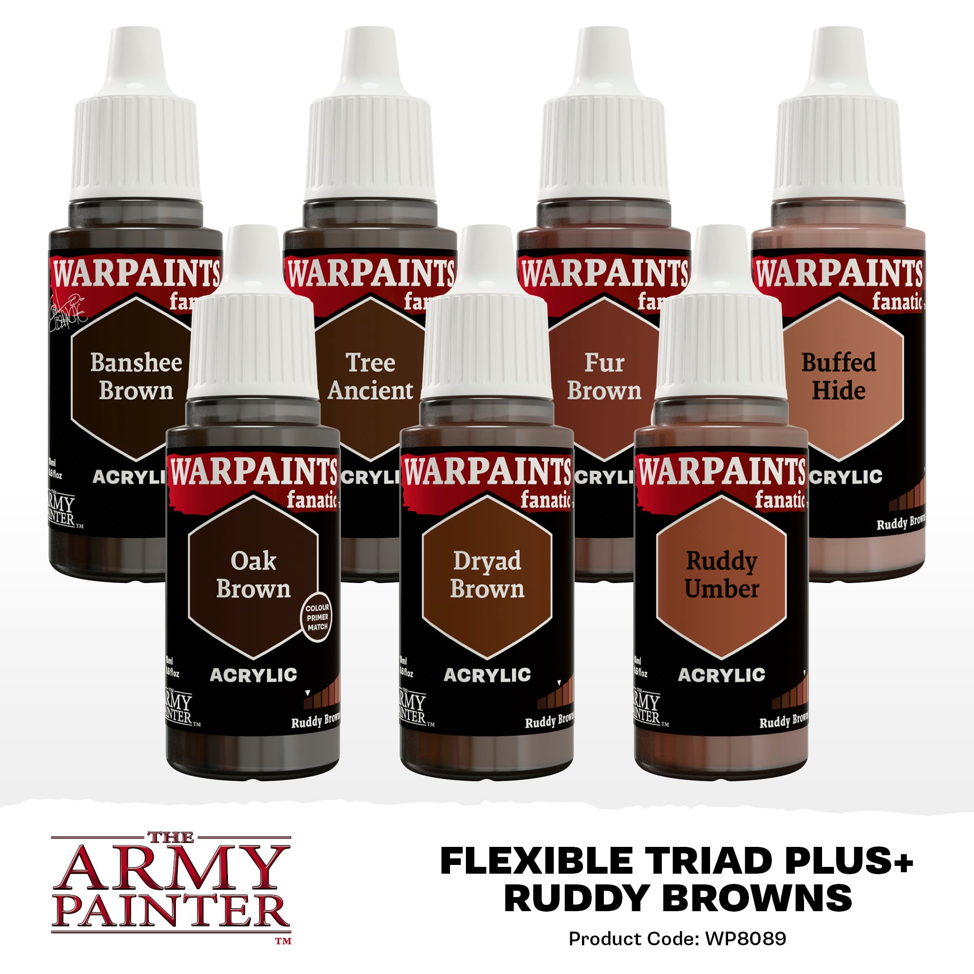 Warpaints Fanatic: Ruddy Browns Flexible Triad PLUS+