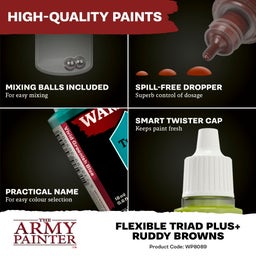 Warpaints Fanatic: Ruddy Browns Flexible Triad PLUS+