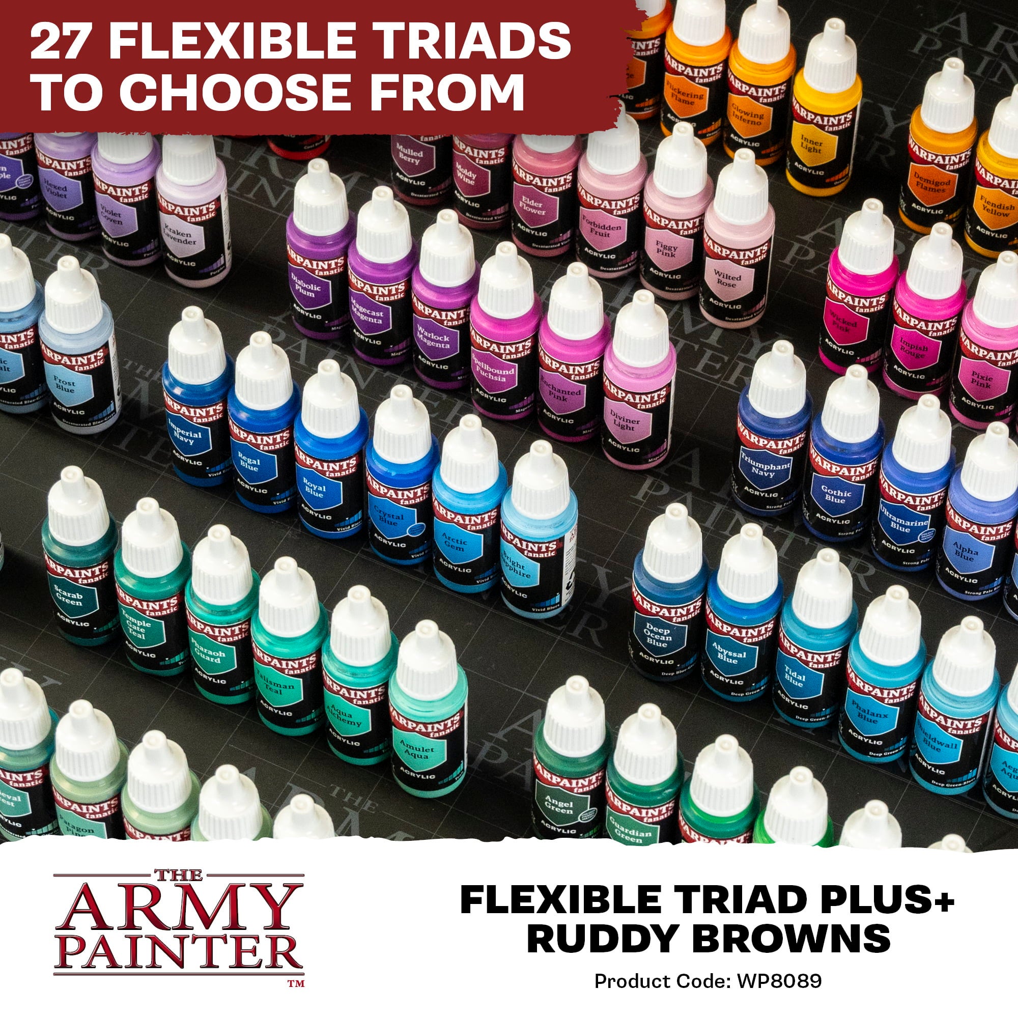 Warpaints Fanatic: Ruddy Browns Flexible Triad PLUS+