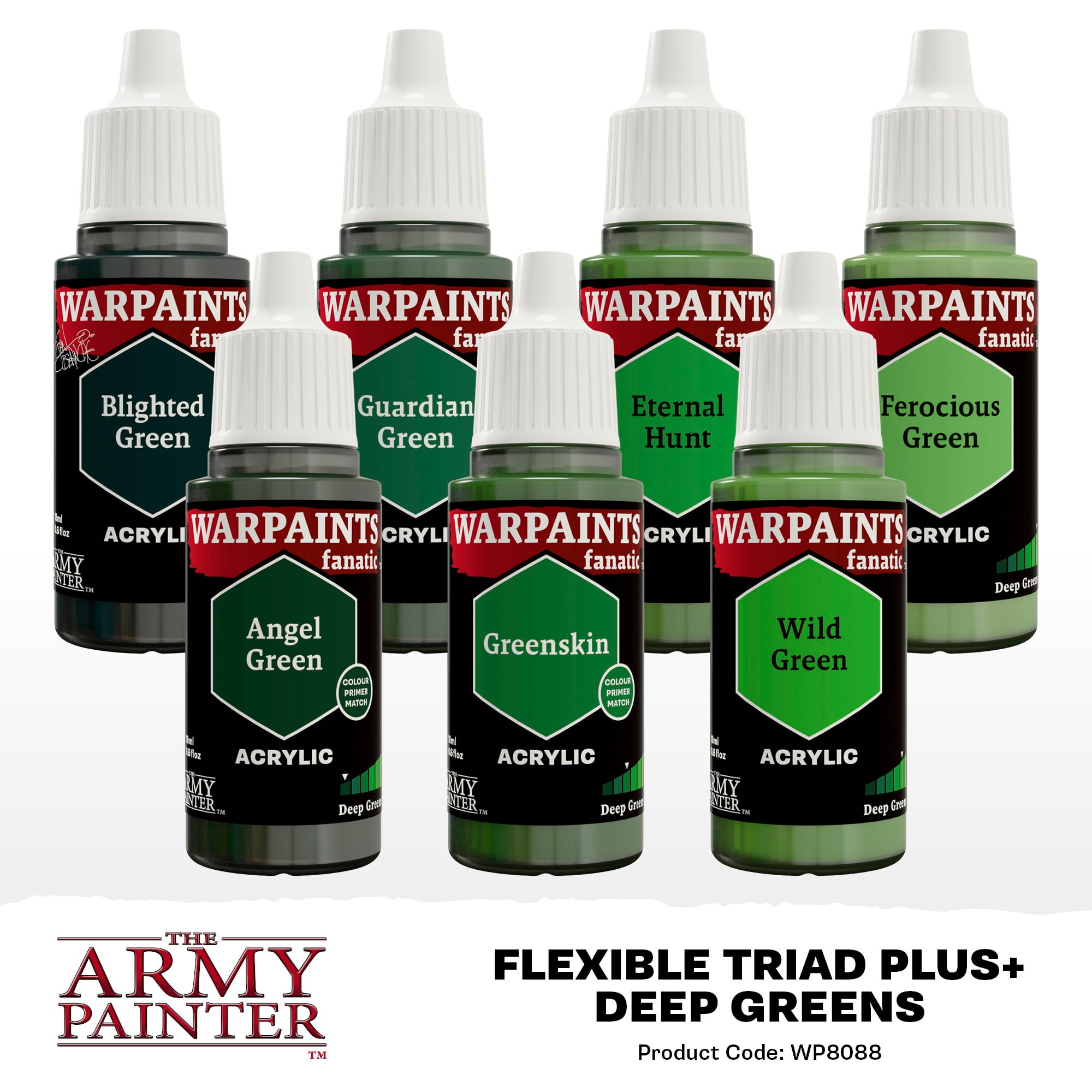 Warpaints Fanatic: Deep Green Flexible Triad PLUS+