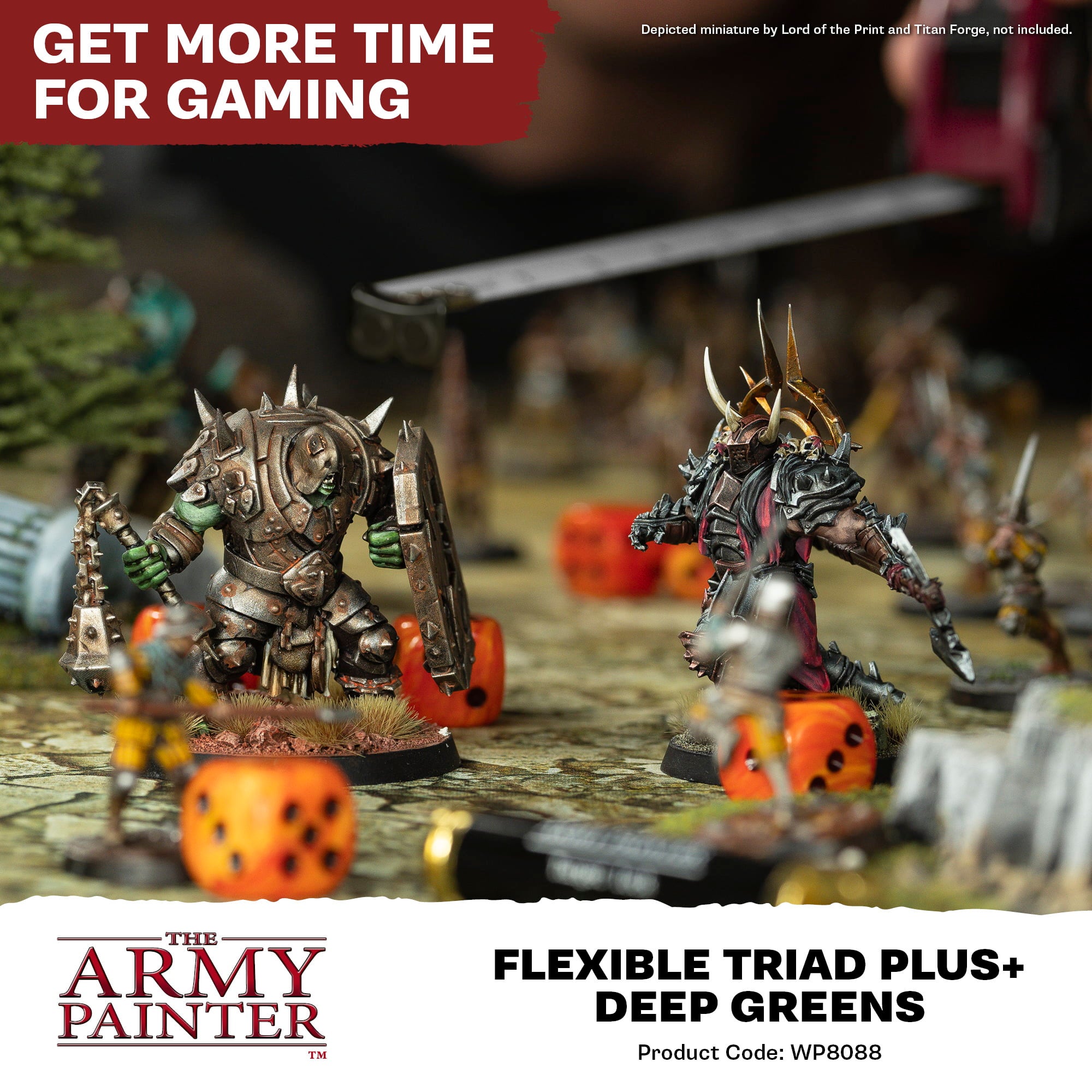 Warpaints Fanatic: Deep Green Flexible Triad PLUS+