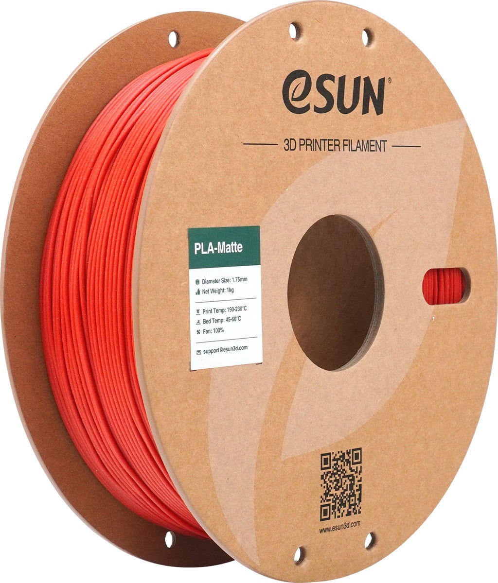 eSUN PLA-Matte Fire Engine Red