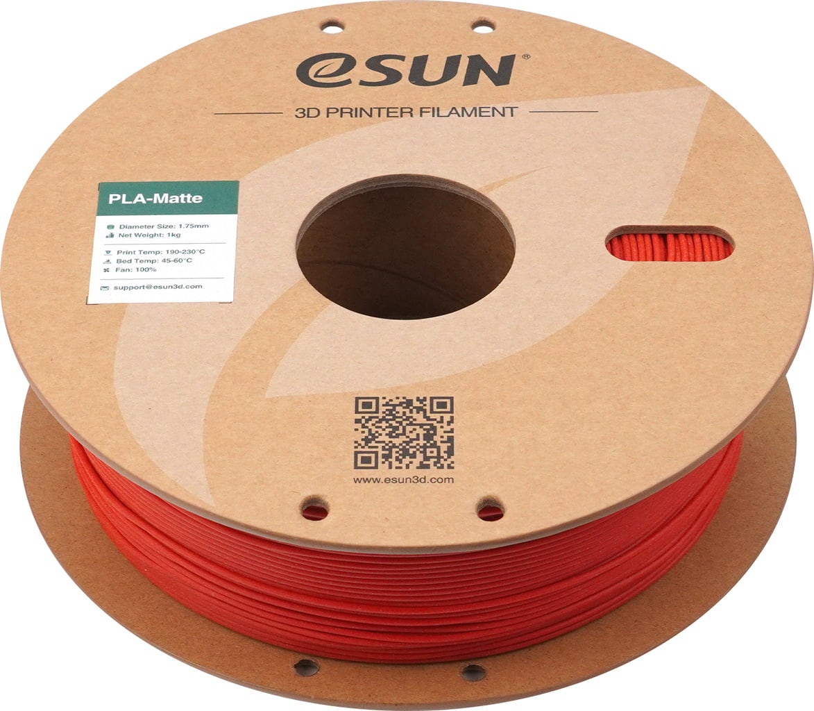 eSUN PLA-Matte Fire Engine Red