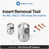Herramienta para Extraer Insertos Roscados M2, M2,5 y M3