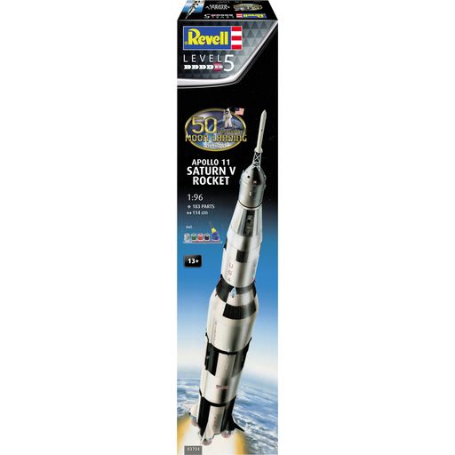 Revell Apollo 11 Saturn V Rocket - 1 k.
