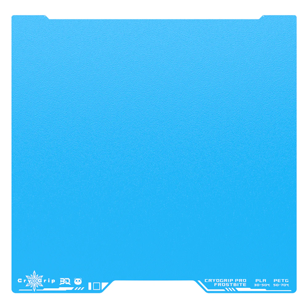 BIQU Panda CryoGrip Pro Frostbite Build Plate for Bambu Lab H2D, Blue