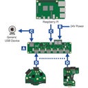 LDO Motors Nitehawk Hexa 6+1 USB Adapter