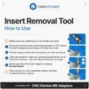 Removal Tool for Threaded Inserts M2, M2.5 & M3