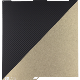 3DJAKE PET/PEI Bauplatte Carbon - 256 x 268 mm