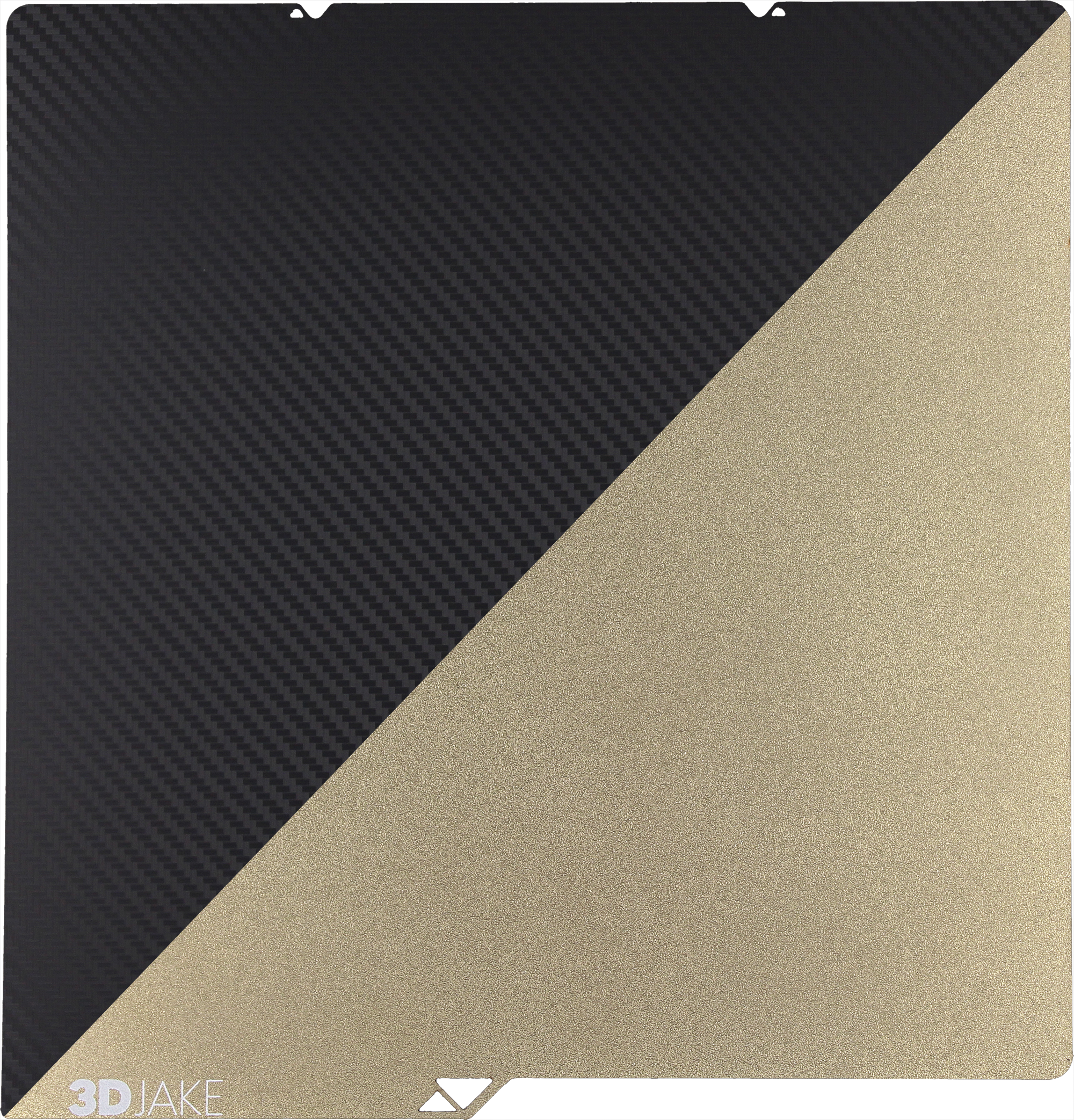 3DJAKE PET/PEI Build Plate Carbon 264 x 276 mm