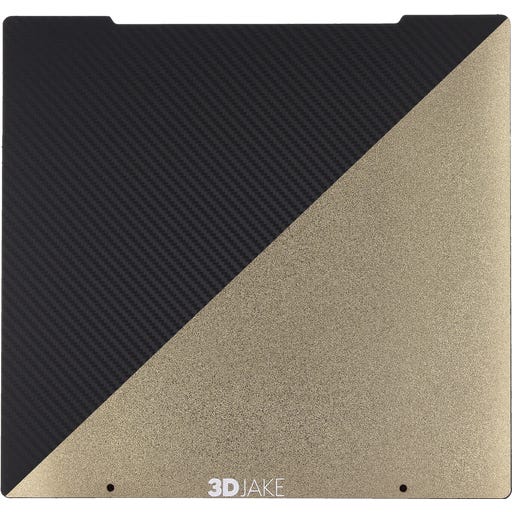 3DJAKE Plaque d'Impression PET/PEI Carbon - 241 x 254 mm