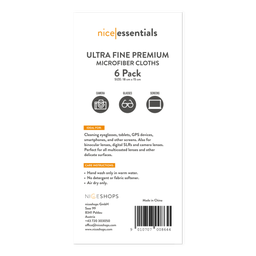 Ultra-Fine Microfibre Cleaning Cloths 15 x 18 cm Set - 6 pcs