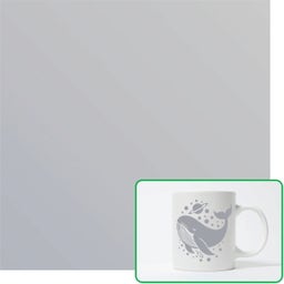 Bambu Lab Matte Removable Vinyl - Light Gray