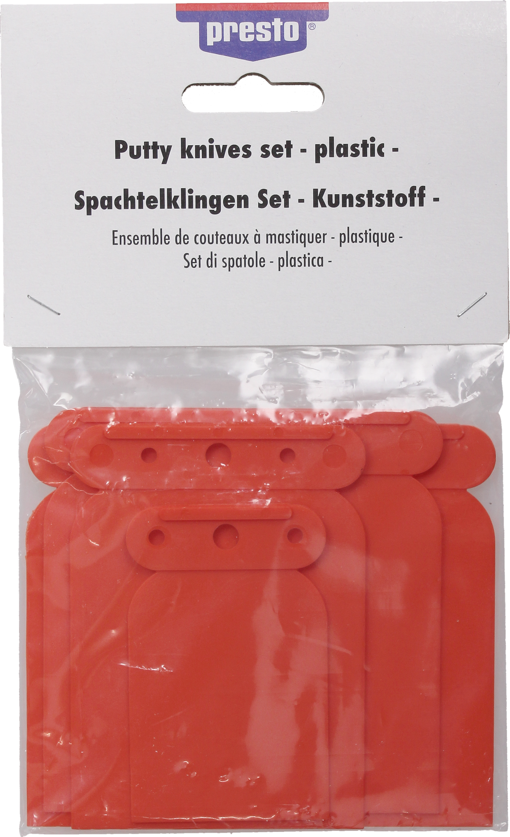 presto Set 4 Spatole per Stucco
