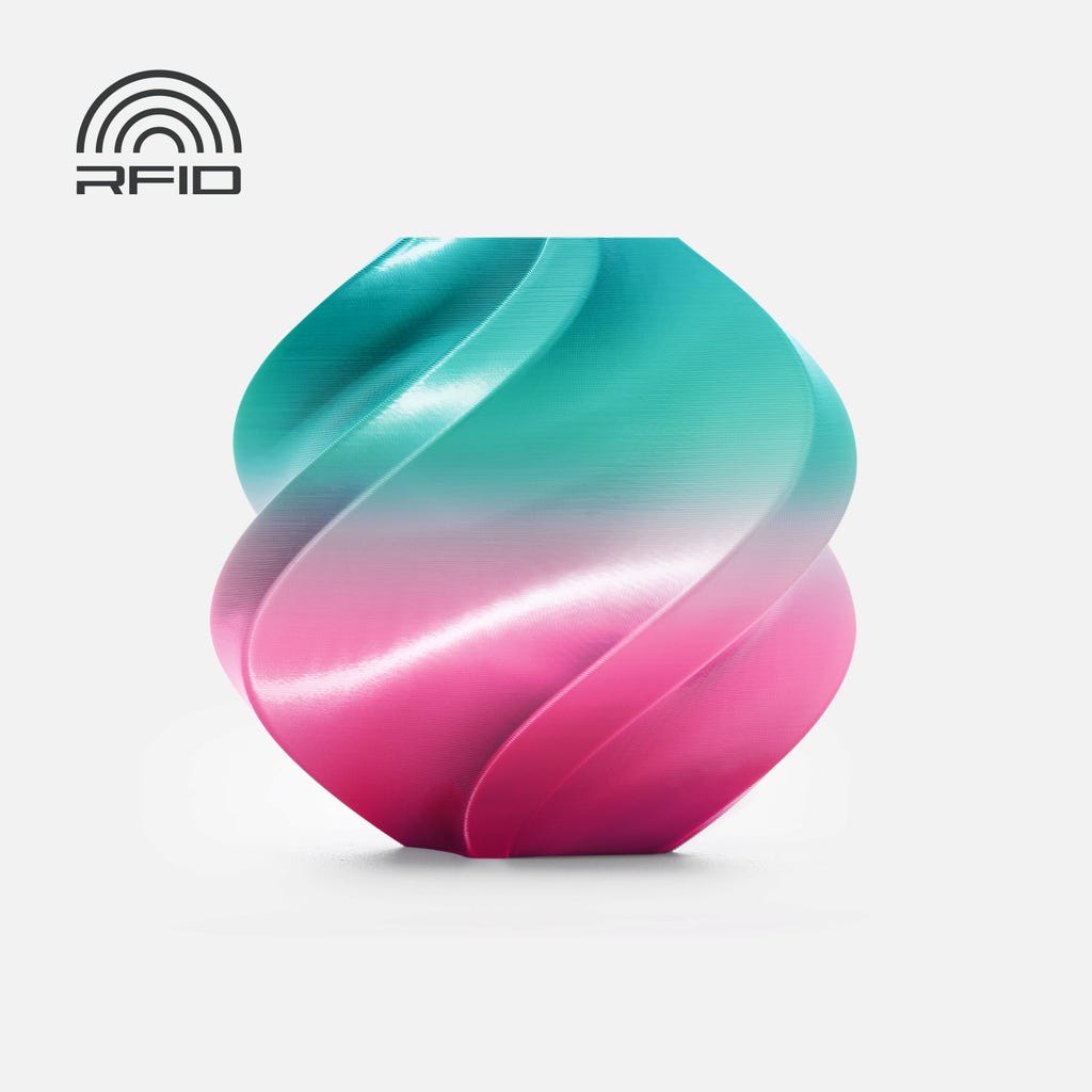 Bambu Lab PLA Silk Dual Color South Beach - 3DJake Nederland