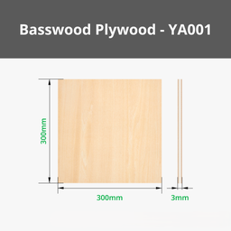 Bambu Lab 3 mm Basswood Plywood