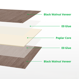 Bambu Lab 3 mm Black Walnut Plywood