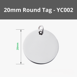 Bambu Lab Round Stainless Steel Tag - Small
