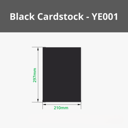 Bambu Lab A4 250 g Cardstock - Black Cardstock