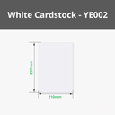 Bambu Lab A4 250 g Cardstock - White Cardstock