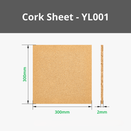 Bambu Lab 2 mm Cork Sheet