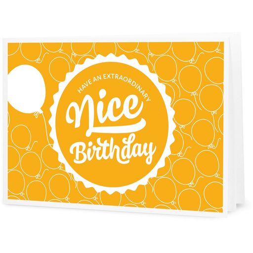 Nice Birthday - Chèque-Cadeau à imprimer soi-même - 1 bon virtuel