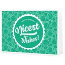 Nicest Wishes! - Chèque-Cadeau à imprimer soi-même - 1 bon virtuel