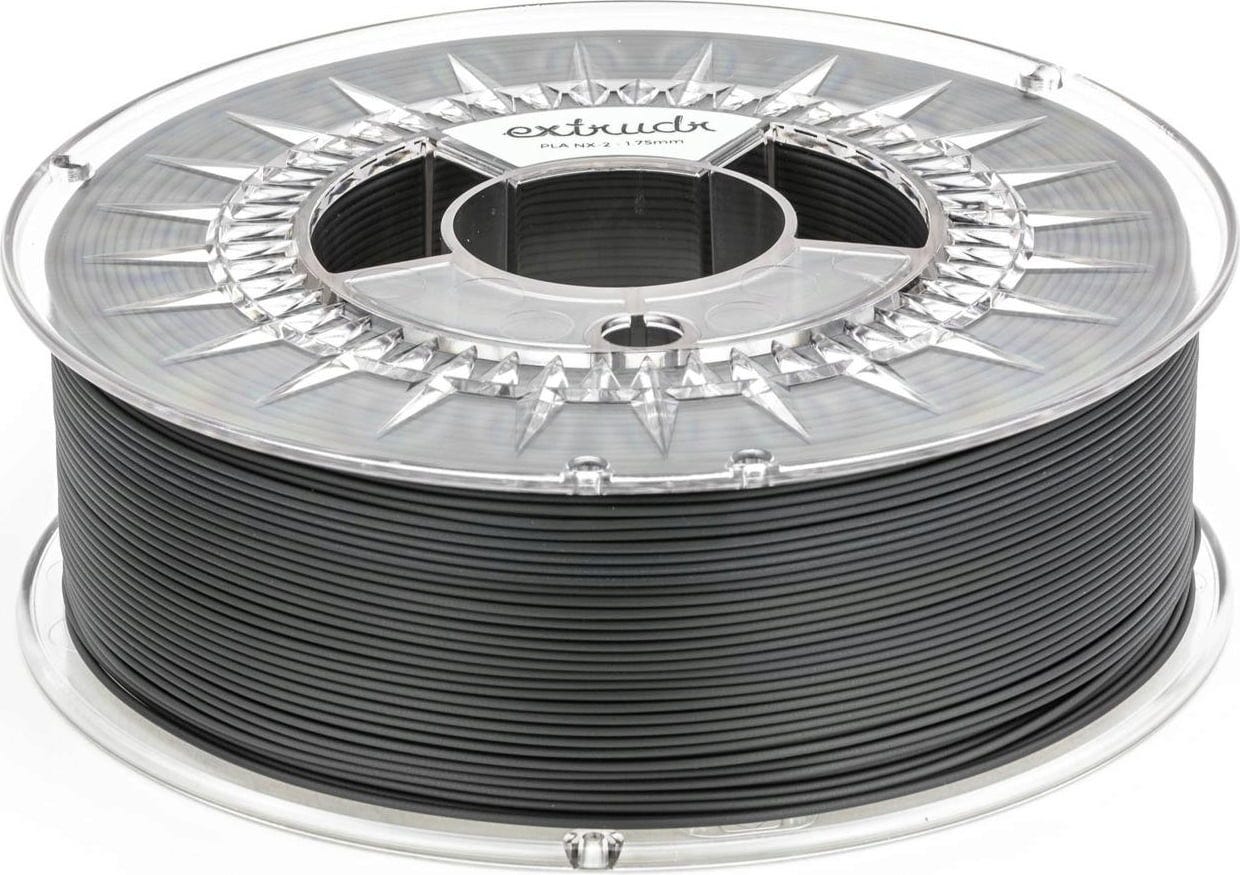 Extrudr PLA Basic Filament 1kg, Black