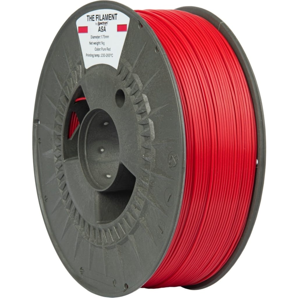 The Filament ASA Pure Red - 3DJake Schweiz