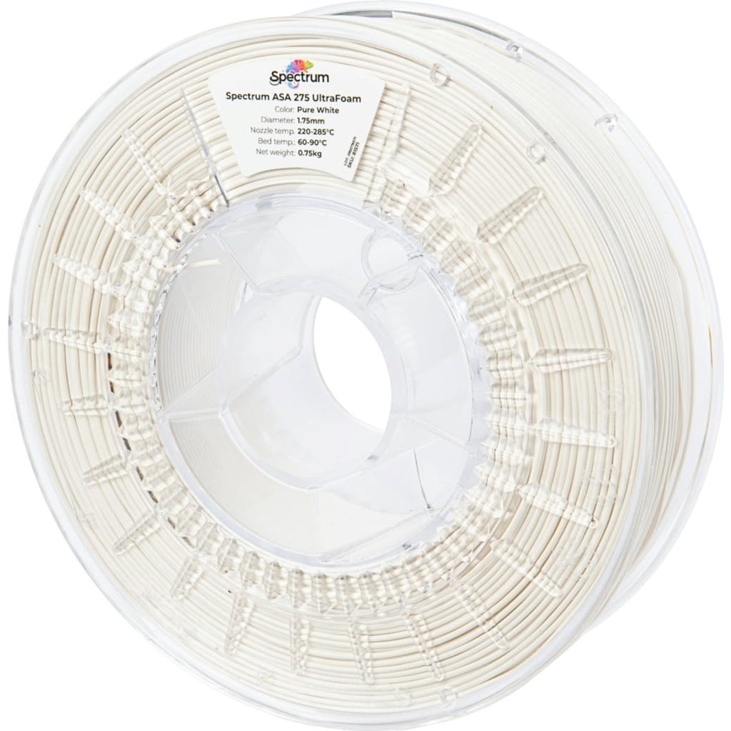 Spectrum LW-ASA UltraFoam Pure White - 3DJake Schweiz
