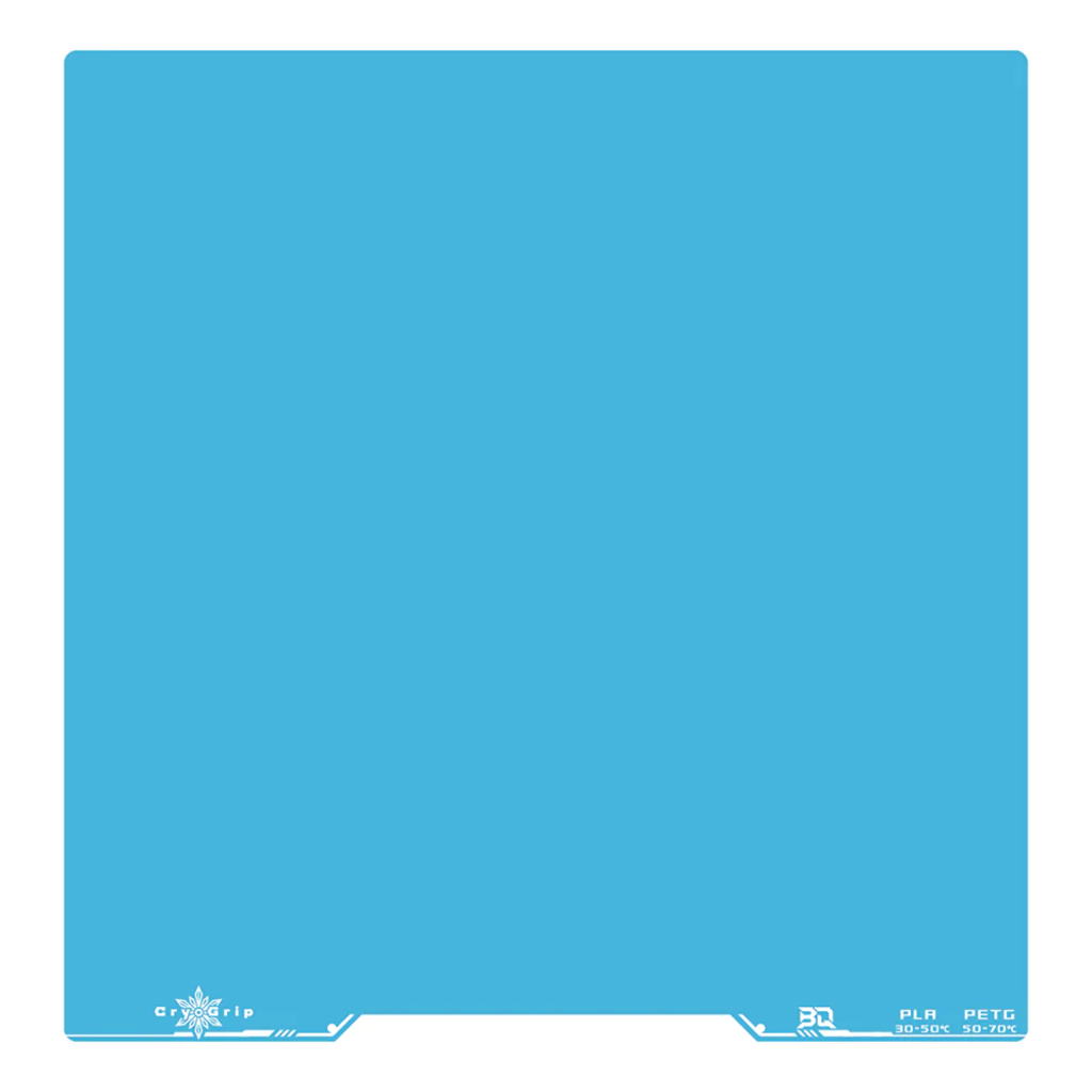 BIQU CryoGrip Pro Frostbite Build Plate 356 x 356 mm, Blue
