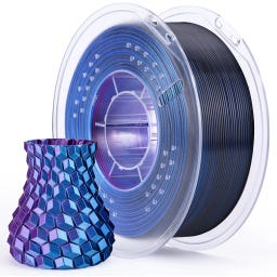 Elegoo PLA Silk Blue Purple Black