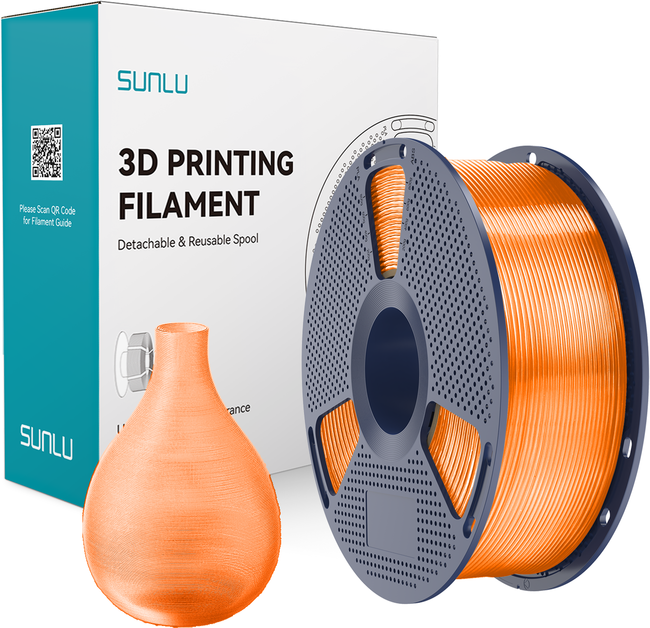 SUNLU PETG Transparent Orange