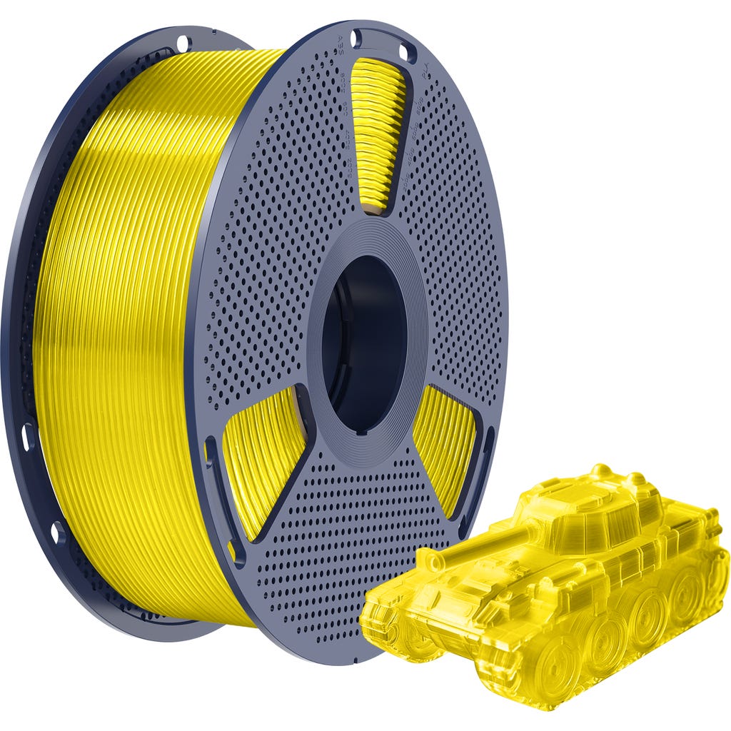 Sunlu - PLA - Jaune (Yellow) - 1,75 mm - 1 kg - Refill avec RFID TigerTag main image 0