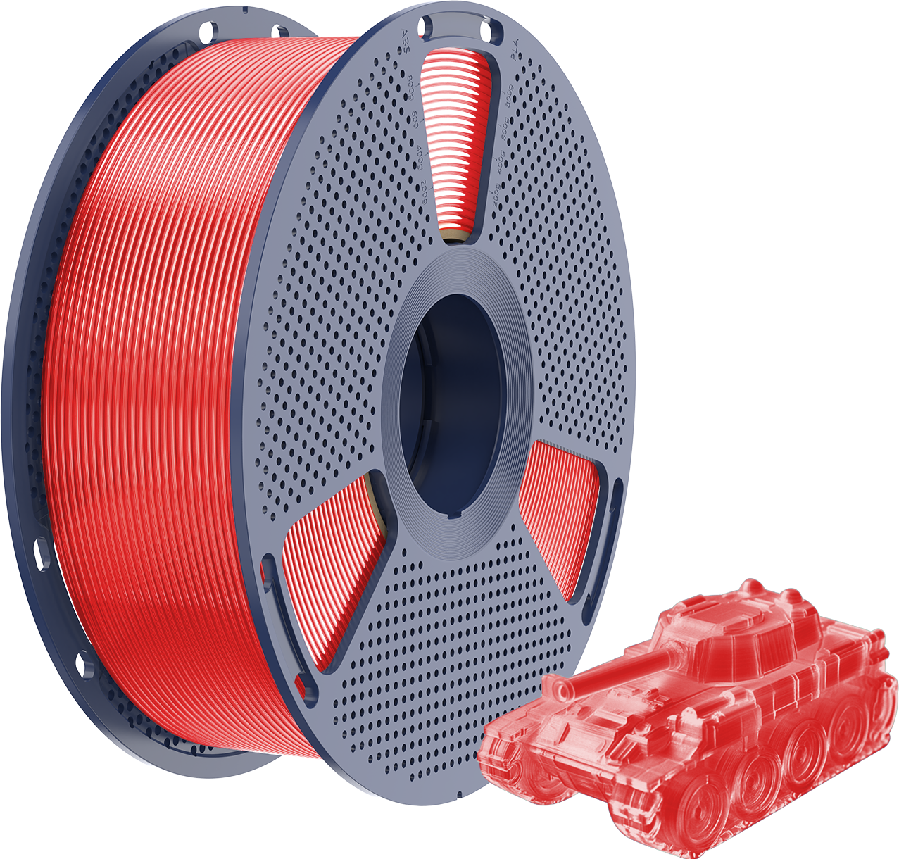 SUNLU PLA Transparent Red