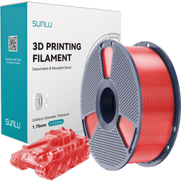 SUNLU PLA Transparent Red
