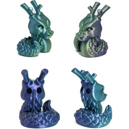 AzureFilm PLA Silk Tri Color Peacock Bloom