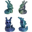 AzureFilm PLA Silk Tri Color Peacock Bloom