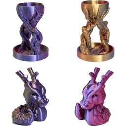 AzureFilm PLA Silk Tri Color Royal Fizz