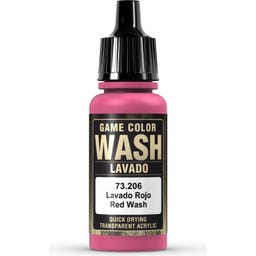 Vallejo Game Color Wash Red Shade - 17 ml